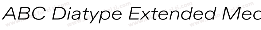 ABC Diatype Extended Medium Unlice字体转换